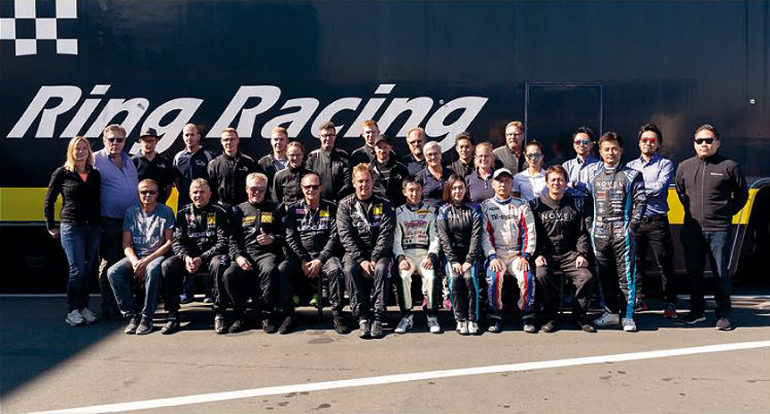 Teamfoto des Teams Ring Racing